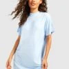 T-Shirt-Kleid Mit Kurzen Ärmeln -Stil Formen Verkäufe gzz54451 blue xl
