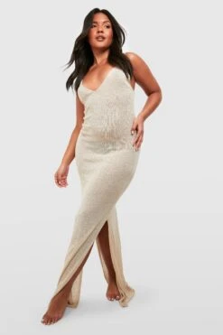 Plus Gehäkeltes Maxikleid