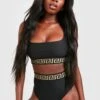 Bikinihose Mit Hohem Bund Und Geo-Streifen 2 Bikinihose Mit Hohem Bund Und Geo-Streifen -Stil Formen Verkäufe gzz55227 black xl