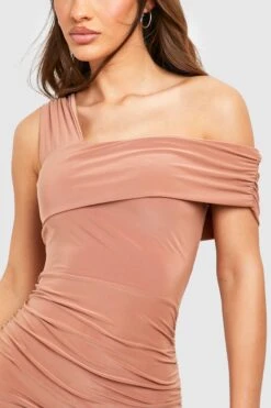 Asymmetrisches Gerafftes Bodycon-Minikleid 9 Asymmetrisches Gerafftes Bodycon-Minikleid -Stil Formen Verkäufe gzz55242 mushroom xl 3