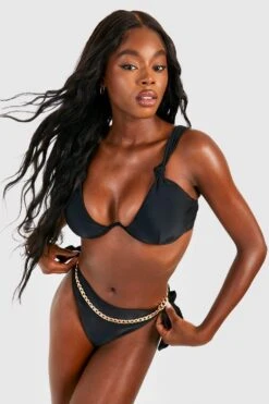 Bügel-Bikinioberteil Mit Knoten-Detail