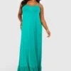 Plus Jersey-Maxikleid 2 Plus Jersey-Maxikleid -Stil Formen Verkäufe gzz55810 green xl
