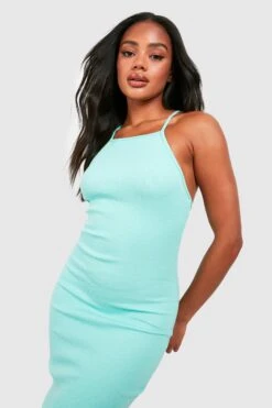 Neckholder Bodycon-Midikleid -Stil Formen Verkäufe gzz59197 green xl 3