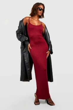 Basic-Maxikleid -Stil Formen Verkäufe gzz59298 berry xl 2