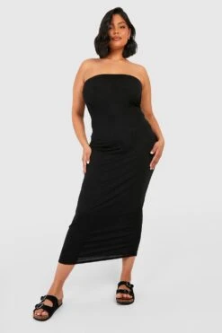 Plus Basic Bandeau-Maxikleid
