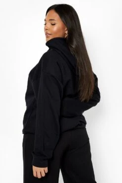 Plus Hoodie Mit Babygirl-Grafitti -Stil Formen Verkäufe pzz09571 black xl 1