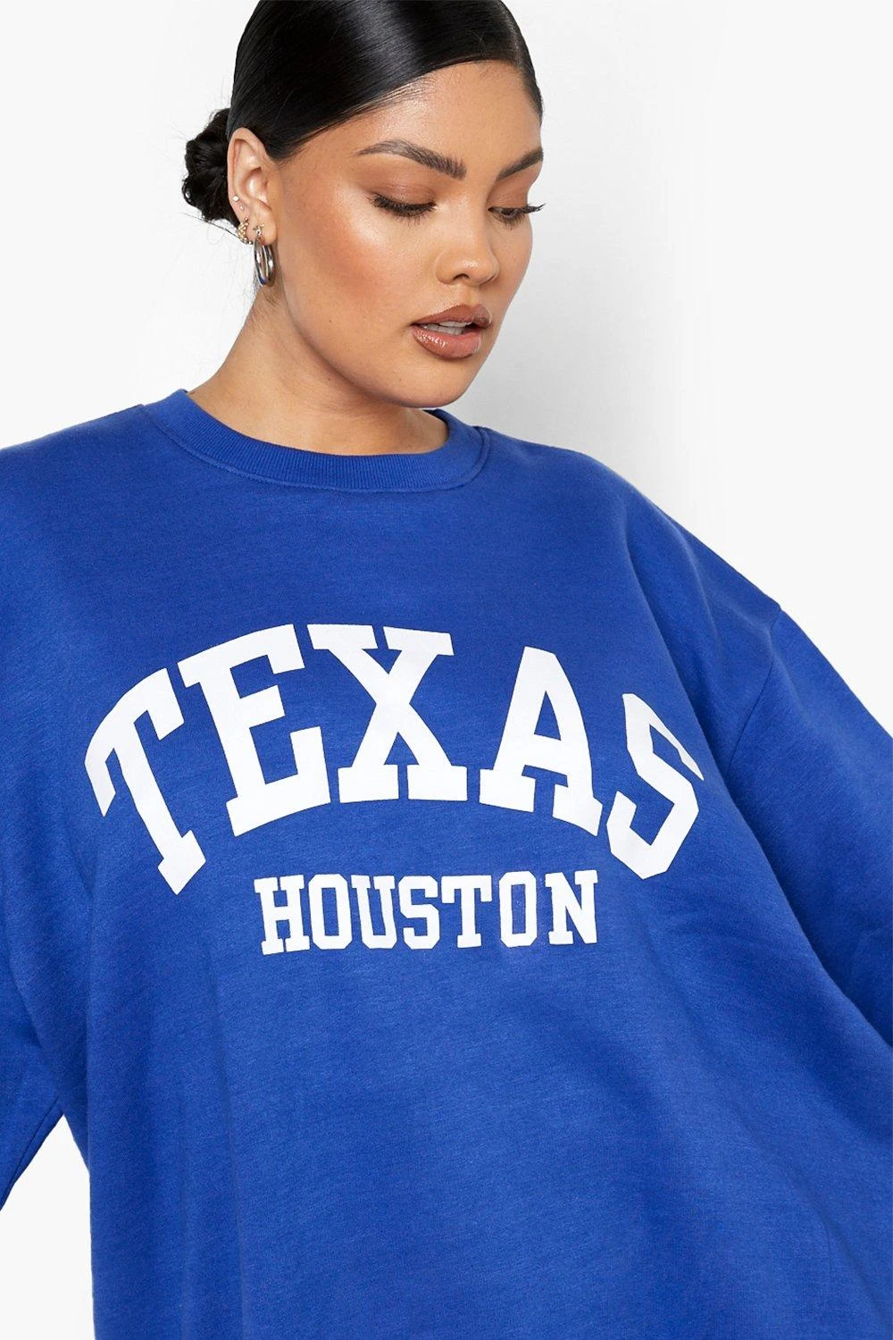 Plus Oversize Sweatshirt Mit Texas-Print 6 Plus Oversize Sweatshirt Mit Texas-Print – Bild 4