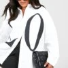 Plus Oversize Hemd Mit Love-Slogan 1 Plus Oversize Hemd Mit Love-Slogan -Stil Formen Verkäufe pzz59672 white xl