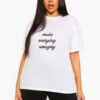 Plus T-Shirt Mit Amazing Slogan