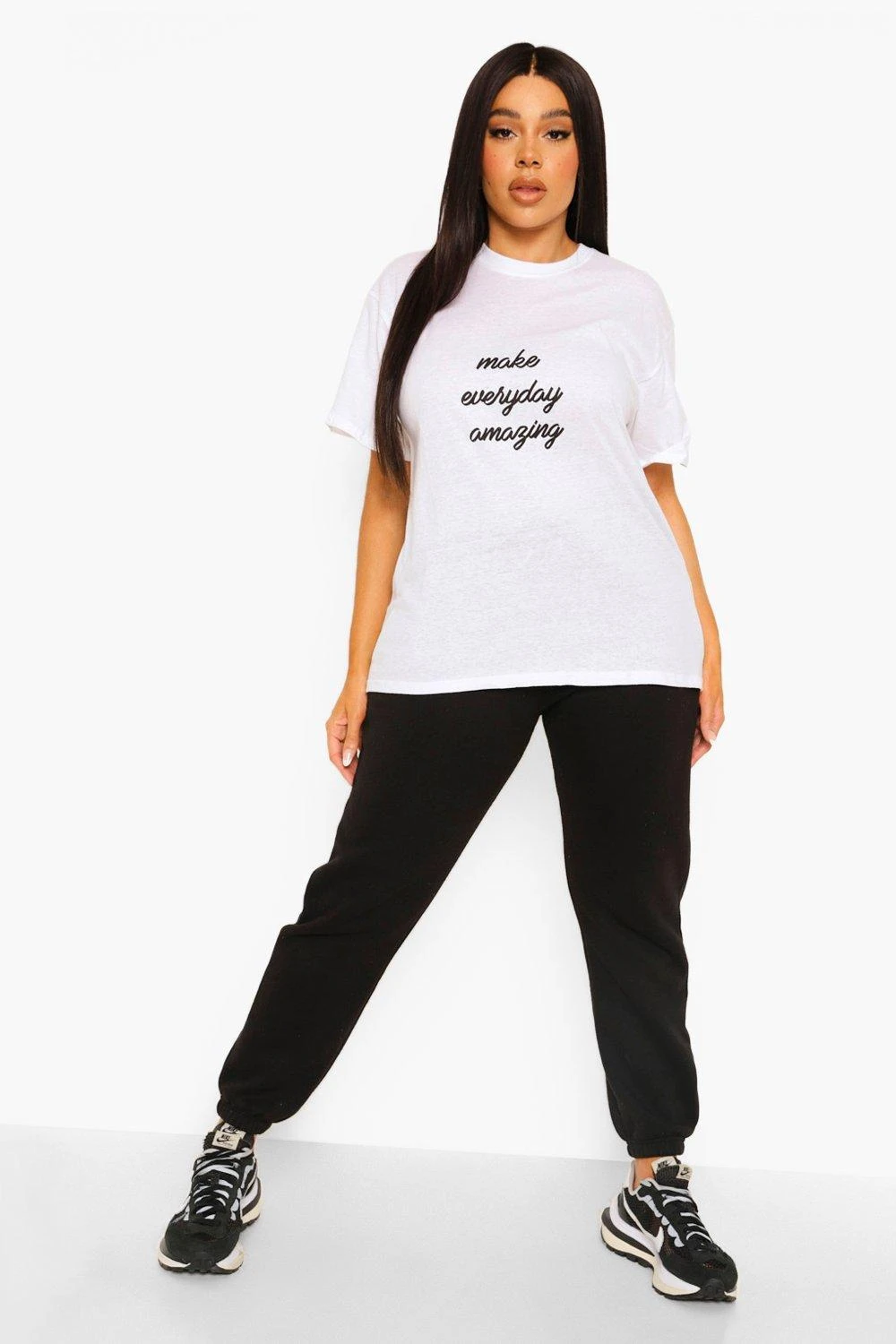 Plus T-Shirt Mit Amazing Slogan 5 Plus T-Shirt Mit Amazing Slogan – Bild 3