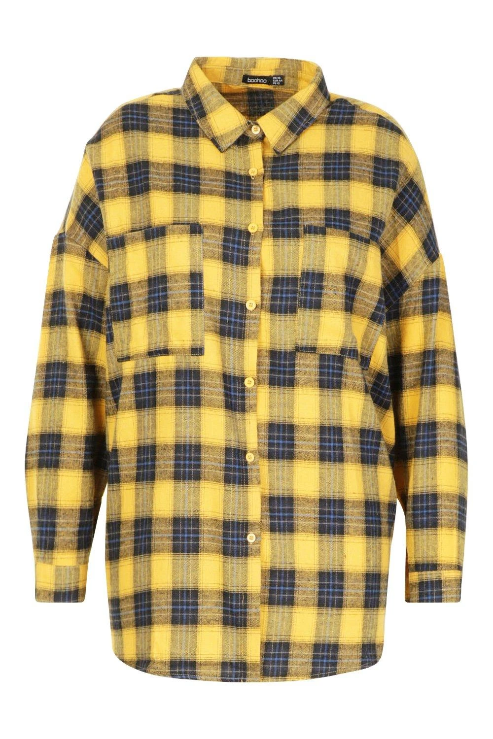 Plus Kariertes Oversize Boyfriend-Hemd 5 Plus Kariertes Oversize Boyfriend-Hemd – Bild 3