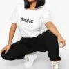 Plus 'Basic' T-Shirt 2 Plus 'Basic' T-Shirt -Stil Formen Verkäufe pzz68828 white xl