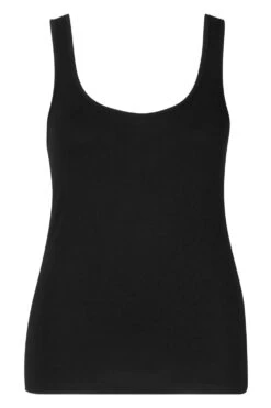 Plus Basic-Oberteil Mit Breiten Trägern 8 Plus Basic-Oberteil Mit Breiten Trägern -Stil Formen Verkäufe pzz69576 black xl 2