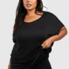 Plus Oversize T-Shirt -Stil Formen Verkäufe pzz69699 black xl