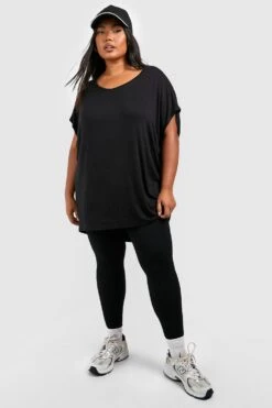Plus Oversize T-Shirt -Stil Formen Verkäufe pzz69699 black xl 2