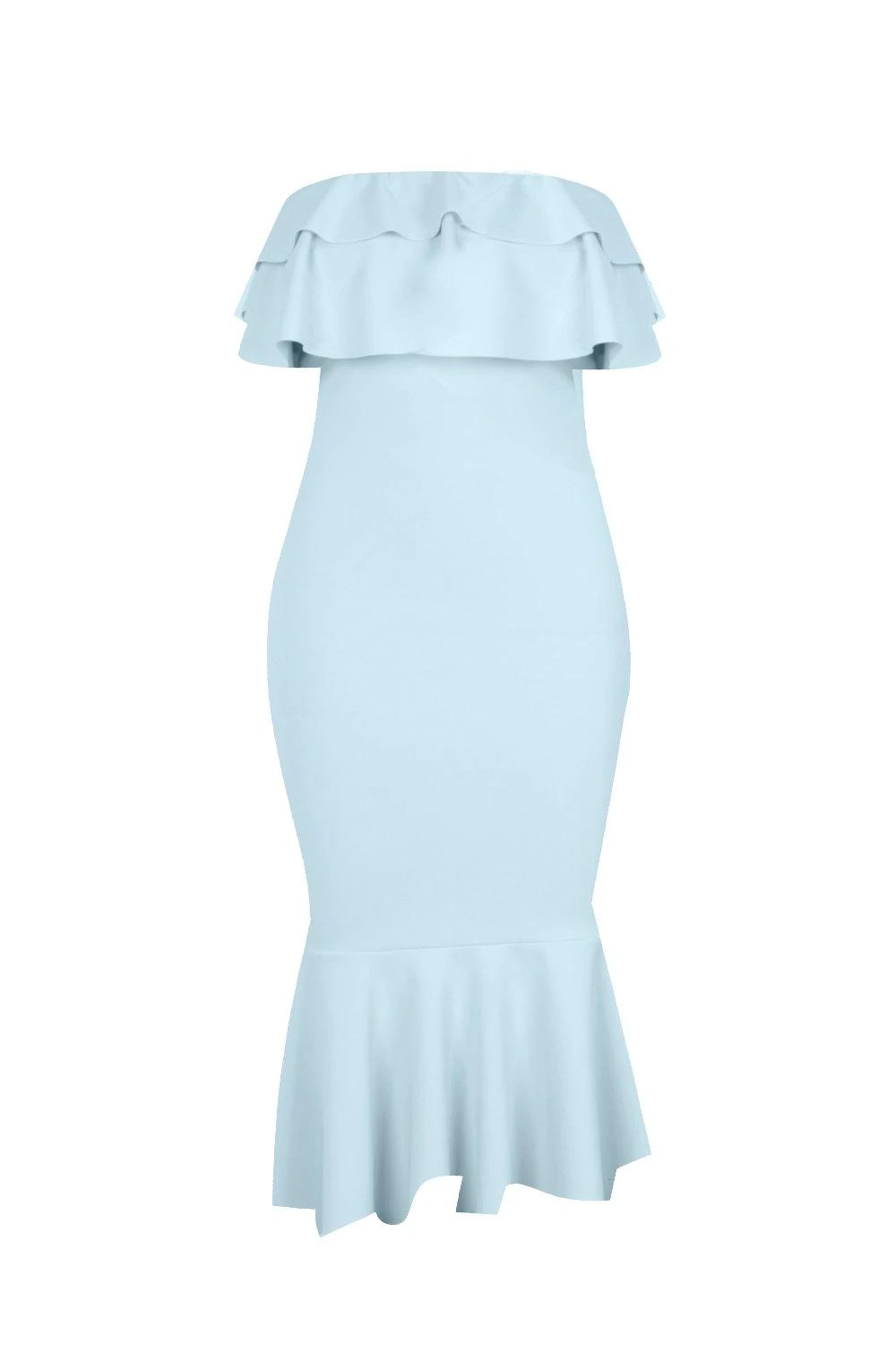 Plus Rüschen-Midikleid 5 Plus Rüschen-Midikleid – Bild 3