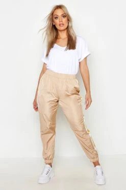 Plus Geripptes Oversize Basic T-Shirt -Stil Formen Verkäufe pzz75756 white xl 3