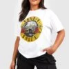 Plus T-Shirt Mit Guns N Roses Print -Stil Formen Verkäufe pzz92663 white xl