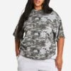 Plus Oversize Camouflage T-Shirt -Stil Formen Verkäufe pzz94597 multi xl
