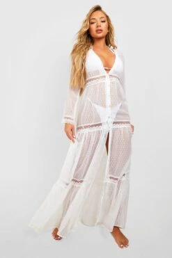 Boho Strandkleid Aus Spitze -Stil Formen Verkäufe szz88831 white xl 2